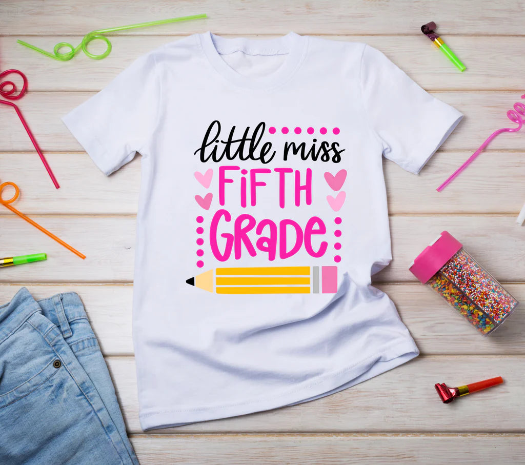 Little Miss Back to School SVG Bundle, Cliparts for Cricut / Silhouette