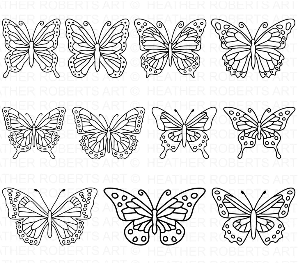 Butterfly Svg Bundle, SVG Files for Cricut / Silhouette