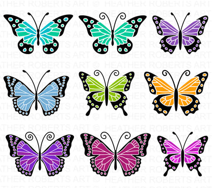 Butterfly Svg Bundle, SVG Files for Cricut / Silhouette