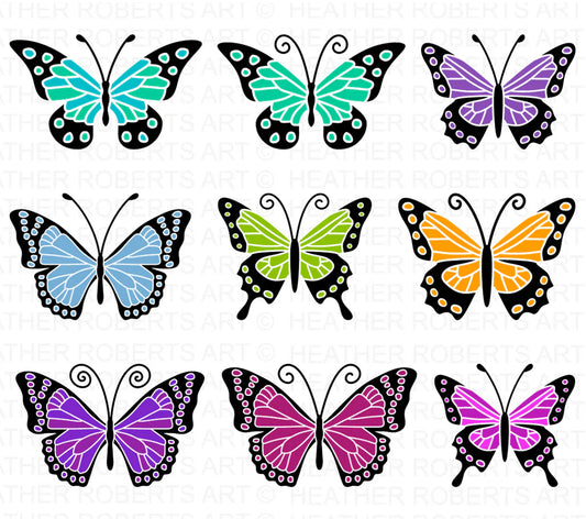Butterfly Svg Bundle, SVG Files for Cricut / Silhouette